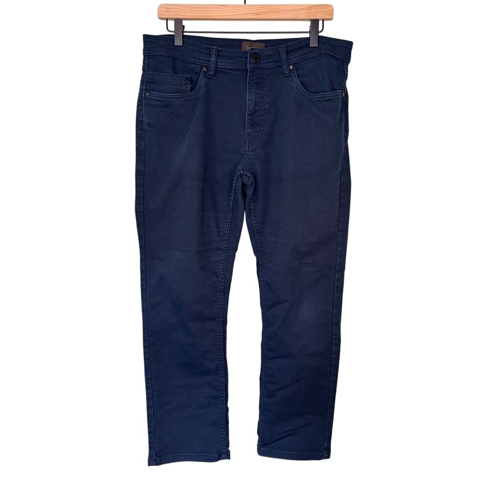 Jachs Straight Fit Blue Pant 32 x 29